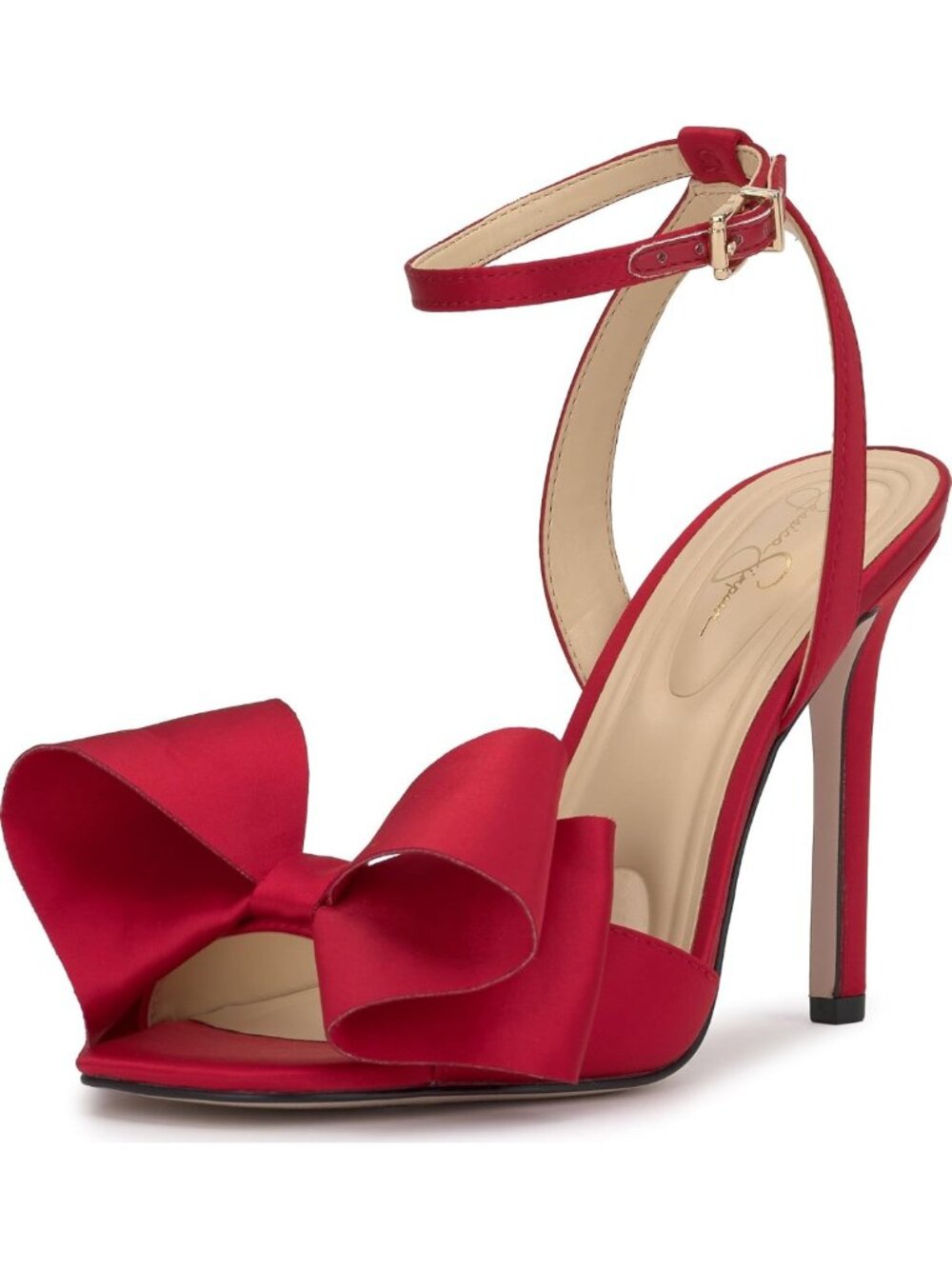 Chic Women's Bow Heeled Sandals - Stylish Olivine Color, Perfect for